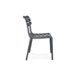 Terrasstoel Helen - Stapelbaar - Antraciet - Kunststof - G-Line GL-153752 €34.95 Terrasstoelen