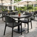 Terrasstoel Plage - Kunststof - Antraciet - G-Line GL-169150 €23.95 Terrasstoelen