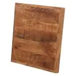 Tafelblad - Mango - 70 x 70 CM - Rough - G-Line 85275 €69.95 Horeca tafelbladen