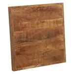 Tafelblad - Mango - 70 x 70 CM - Rough - G-Line 85275 €69.95 Horeca tafelbladen