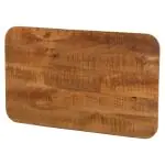 Tafelblad - Afgeronde Hoeken - Mango Rough - 120 x 70 CM - G-Line 130024 €119.95 Horeca tafelbladen