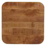Tafelblad - Afgeronde Hoeken - Mango Rough - 70 x 70 CM - G-Line 130022 €79.95 Horeca tafelbladen