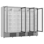 Koelkast - 2025 Liter - 4-Deurs - Glazen Deur - Geforceerd - Wit - Combisteel 7455.2210 €3,108.00 Koelkasten met glazen deur