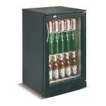 Barkoelkast - 98 Liter - 1-Deurs - Glazen Deur - Geforceerd - Zwart - Combisteel 7455.1300 €389.00 Koelkasten met glazen deur