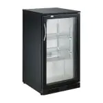 Barkoelkast - 98 Liter - 1-Deurs - Glazen Deur - Geforceerd - Zwart - Combisteel 7455.1300 €389.00 Koelkasten met glazen deur