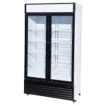 Koelkast - 750 Liter - 2-Deurs - Glazen Deur - Geforceerd - Wit - Combisteel 7455.1390 €973.50 Koelkasten met glazen deur