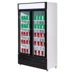 Koelkast - 750 Liter - 2-Deurs - Glazen Deur - Geforceerd - Wit - Combisteel 7455.1390 €973.50 Koelkasten met glazen deur