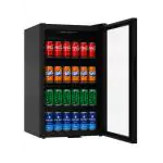 Koelkast Mini - 115 Liter - 1-Deurs - Glazen Deur - Statisch - Zwart - G-Line 64392 €219.00 Koelkasten met glazen deur