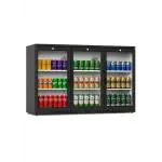 Koelkast - 254 Liter - 3-Deurs - Glazen Deur - Geventileerd - Zwart - G-Line HW-12508 €599.00 Koelkasten met glazen deur