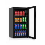 Koelkast Mini - 80 Liter - 1-Deurs - Glazen Deur - Statisch - Zwart - G-Line HW-61195 €229.00 Koelkasten met glazen deur
