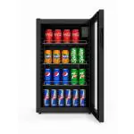 Koelkast Mini - 80 Liter - 1-Deurs - Glazen Deur - Statisch - Zwart - G-Line HW-61195 €229.00 Koelkasten met glazen deur