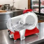 Vleessnijmachine - Deluxe - Ø 30 CM Mes - Rood - RVS - 230V - G-Line 59043 €589.00 Vlees / kaassnijmachines