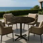 Terrastafelblad - Marmer Bruin - Outdoor - G-Line outdoor-5658 €55.96 Horeca terras tafelbladen