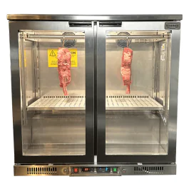 Dry Age Kast - 2-Deurs - 198 Liter - RVS - 230V - H 91 x B 92 x D 55 CM - Combisteel