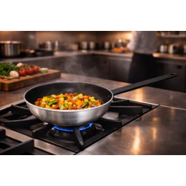 Hapjespan - Teflon - 2.6 Liter - Aluminium - Ø 24 x H 6.5 CM - G-Line