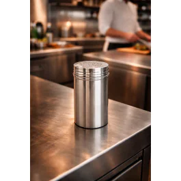 Kaneelstrooier - 0.4 Liter - RVS - Ø 7 x H 13 CM - G-Line