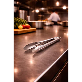 Serveertang - Met Veer - RVS - L 22.9 CM - G-Line