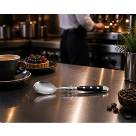 Koffielepel - 6 Stuks - Zwart - L 15.1 CM - G-Line