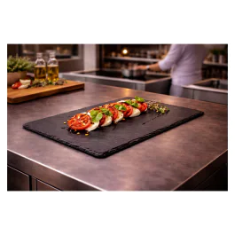 Bord - Zwart - Leisteen - B 40 x D 25 CM - G-Line