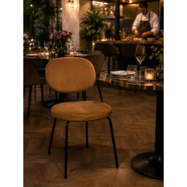 Stoel Rondo - Bruin - Velvet - G-Line