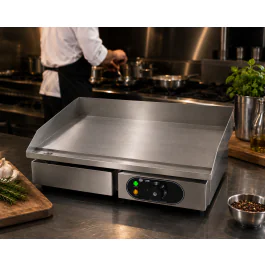 Bakplaat - Elektrisch - Glad - Tafelmodel - RVS - 230V - G-Line