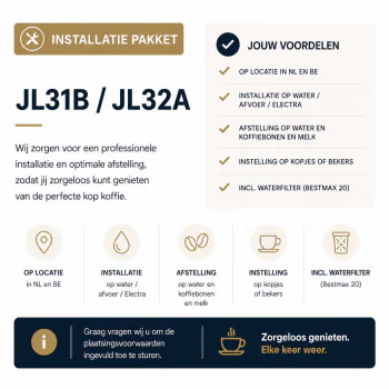 Installatie Pakket - Koffiemachine JL31B / JL32A