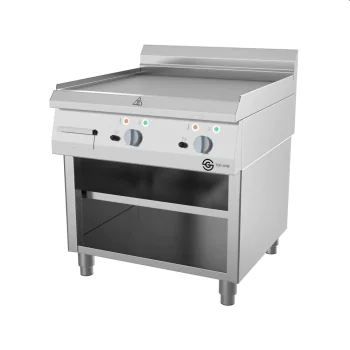 Bakplaat - Elektrisch - Glad - Chroom - B 80 CM - G-Line