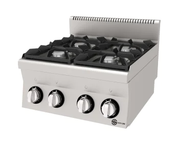 Kooktafel - 4 Pits - Gas - B 60 CM - Heavy Duty - G600 Line - G-Line