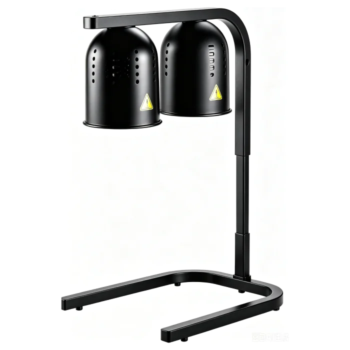 Warmhoudbrug - Duo - Aluminium - Zwart - 230V - 250W - G-Line GL-171437 €99.95 Warmhoudlamp
