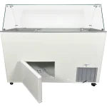 Schepijsvitrine Tenerife - 10x 5 Liter - Wit - 230V - H 122.9 x B 143.9 x D 72.7 CM - Combisteel 7472.0135 €1,103.00 ijsvitrines