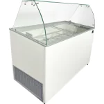 Schepijsvitrine Java - 8x 5 Liter - Wit - 230V - H 122.9 x B 118.4 x D 72.7 CM - Combisteel 7472.0130 €956.00 ijsvitrines