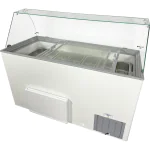 Schepijsvitrine Java - 8x 5 Liter - Wit - 230V - H 122.9 x B 118.4 x D 72.7 CM - Combisteel 7472.0130 €956.00 ijsvitrines