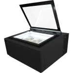 Schepijsvitrine - Klantzijde Open - Tafelmodel - Zwart - 230V - H 37.5 x B 67 x D 75 CM - Combisteel 7292.0020 €963.00 ijsvitrines