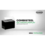 Schepijsvitrine Corsica - 6x 5 Liter - Zwart - 230V - H 122.9 x B 90.9 x D 68.4 CM - Combisteel 7472.0124 €747.00 ijsvitrines