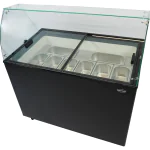 Schepijsvitrine Java - 8x 5 Liter - Zwart - 230V - H 122.9 x B 118.4 x D 68.4 CM - Combisteel 7472.0129 €918.23 ijsvitrines