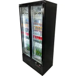 Koelkast - 420 Liter - 2-Deurs - Glazen Deur - Geforceerd - Zwart - Combisteel 7526.0305 €963.00 Barkoelkasten