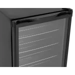 Koelkast - 130 Liter - 1-Deurs - Glazen Deur - Statisch - Zwart - Husky KK111-BK-NL-HU €299.00 Koelkasten met glazen deur