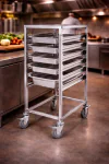 Regaalwagen - 7 x 1/1 GN - RVS - G-Line 27774 €119.00 Regaalwagens