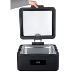 Chafing Dish - 2/3 GN - Elektrisch - Digitaal - Zwart - 600 W - 230V - G-Line HW-149964 €119.00 Chafing dish electrisch