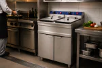 Friteuse - Elektrisch - Staand model - 2 x 13 Liter - 2 x 400V - G-Line HW-058152 €899.00 Friteuses 400 volt