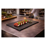 Bord - Zwart - Leisteen - B 30 x D 20 CM - G-Line 76945 €12.95 Serveerplateau