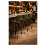 Barkruk Gijs - Army - Microvezel - G-Line HW-129708 €89.95 Horeca barkrukken