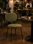 Stoel Rondo - Olijfgroen - Velvet - G-Line HW-139672 €49.95 Lederen stoelen