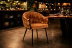 Stoel Wave - Terracotta - Velvet - G-Line HW-139499 €99.00 Stoffen stoelen