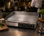 Bakplaat - Elektrisch - Glad - Tafelmodel - RVS - 2 x 230V - G-Line HW-148644 €159.00 Bakplaat elektrisch