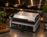 Contactgrill - Panini - Glad / RIbbel - RVS - 230V - G-Line HW-147675 €159.00 Grill elektrisch