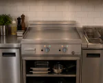 Bakplaat - Elektrisch - Glad - Chroom - B 80 CM - G-Line HW-080370 €1,599.00 Bakplaat elektrisch