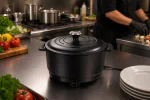 Buffetpan – Partypan - Casserole – Elektrisch - Met Deksel - 3 Liter - Zwart - Ø 35 CM - 230V - G-Line GL-153124 €27.50 Braadpan