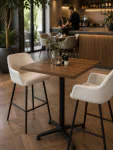 Tafelblad - Vierkant - Walnoot - Melamine - B 60 x D 60 CM - G-line GL-156850 €33.95 Horeca tafelbladen