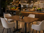 Tafelblad - Rechthoekig - Walnoot - Melamine - B 120 x D 70 CM - G-Line GL-156853 €59.95 Horeca tafelbladen